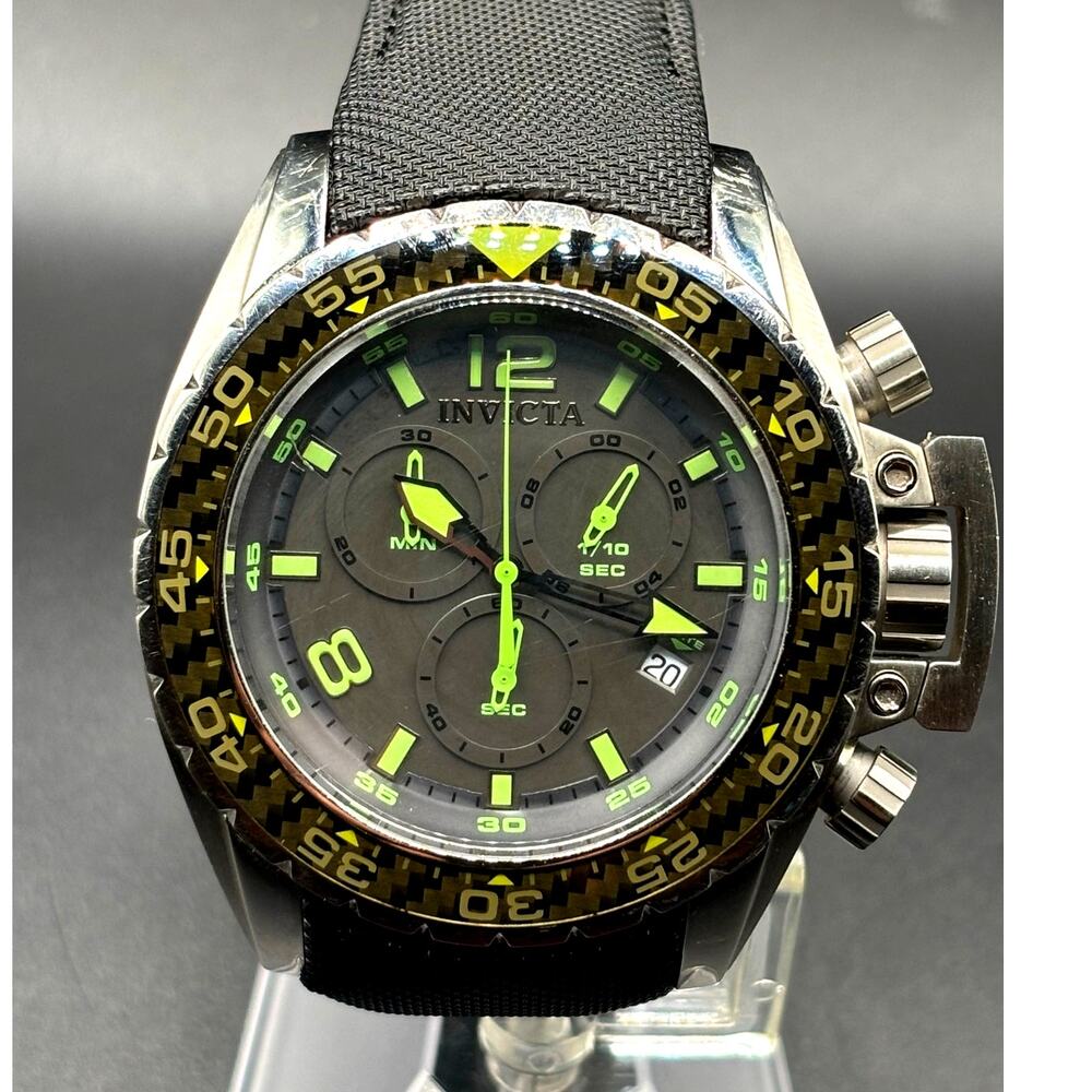 Invicta Corduba 12451 Chronograph Swiss Quartz Movement 50mm Nylon Strap Watch